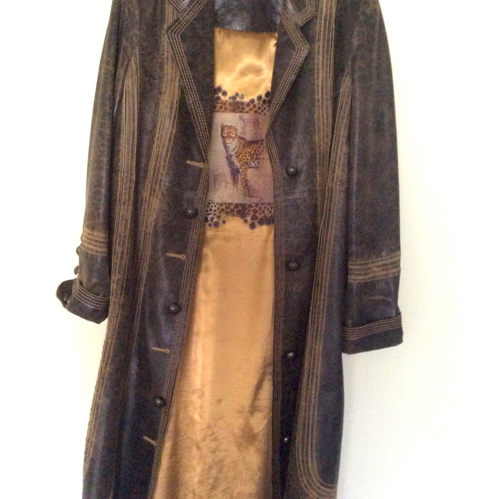 Genuine leather jacket/coat